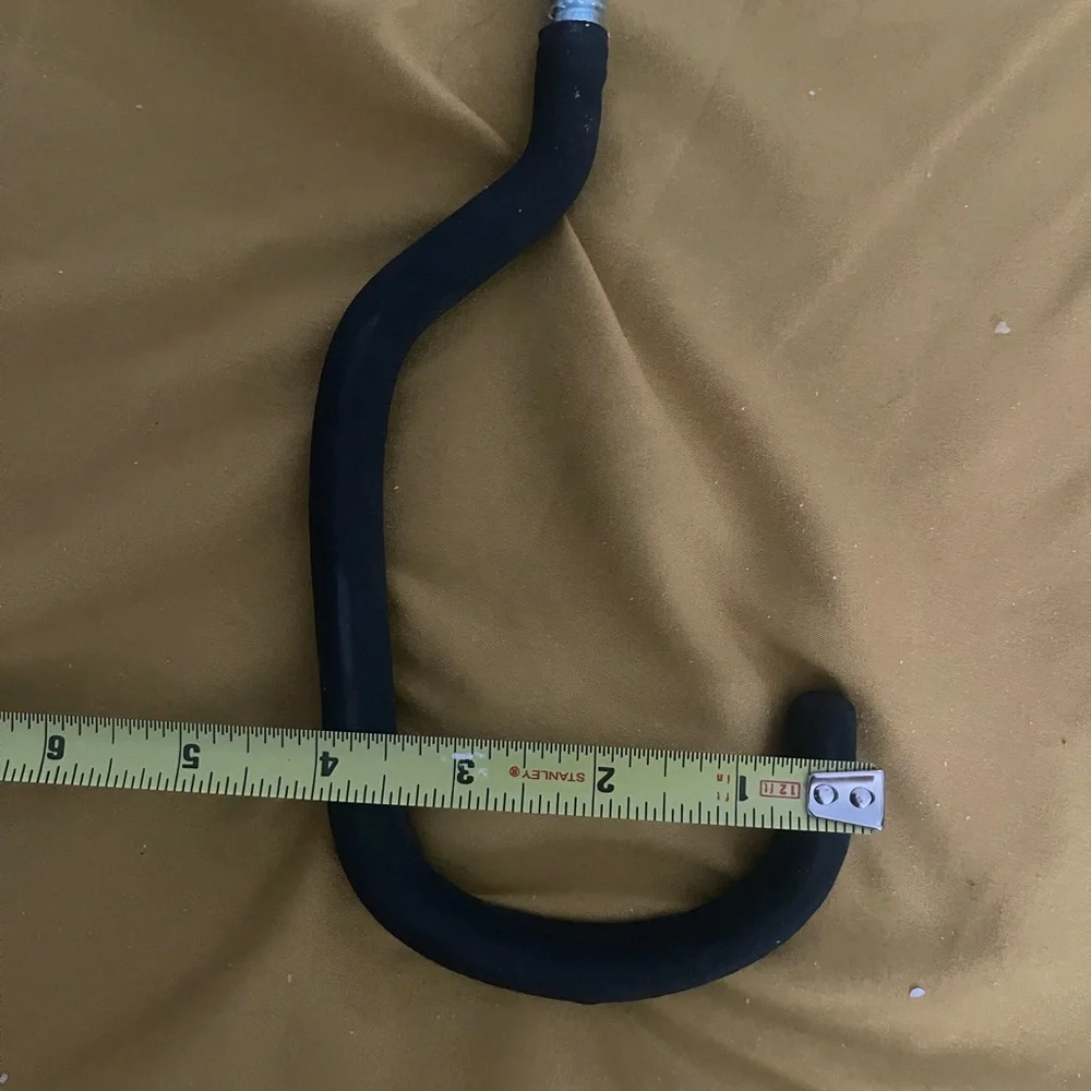 Black Vinyl Coated Metal Screw Hook Wall Mounted Traditional Easy Installation